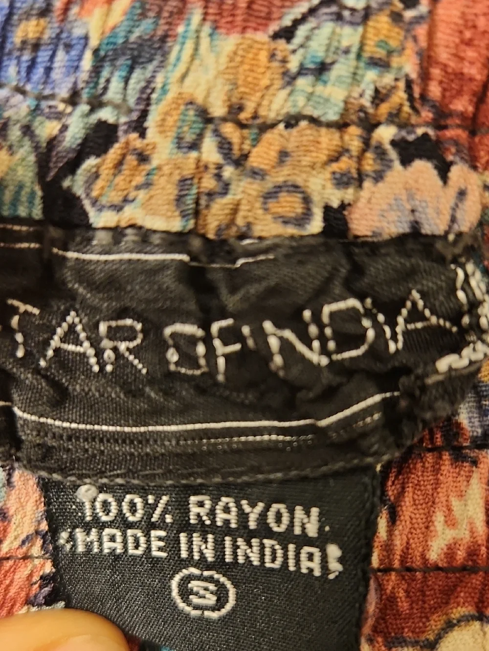 Star Of India Size S Rayon